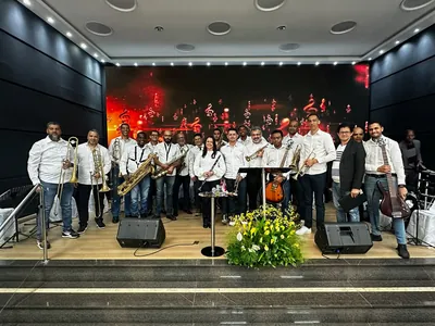 Heralds Band no palco da IOBPC Arujá
