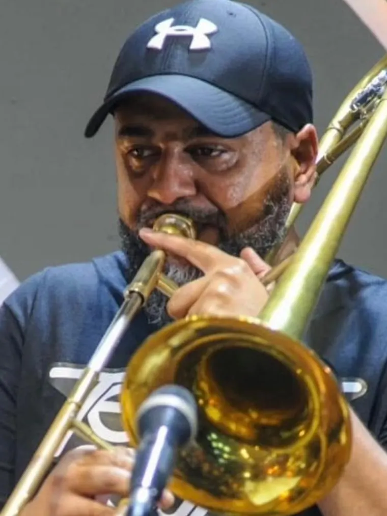 Elton Silva, trombonista da Heralds Band