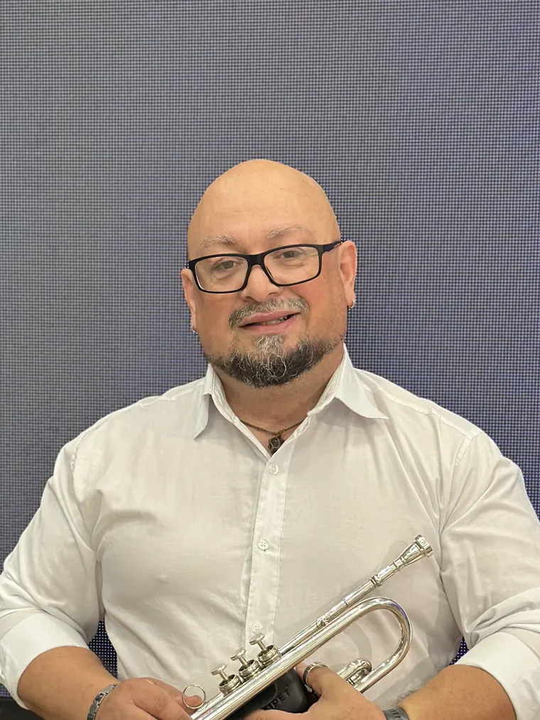 Henrique Fernandes, trompetista da Heralds Band