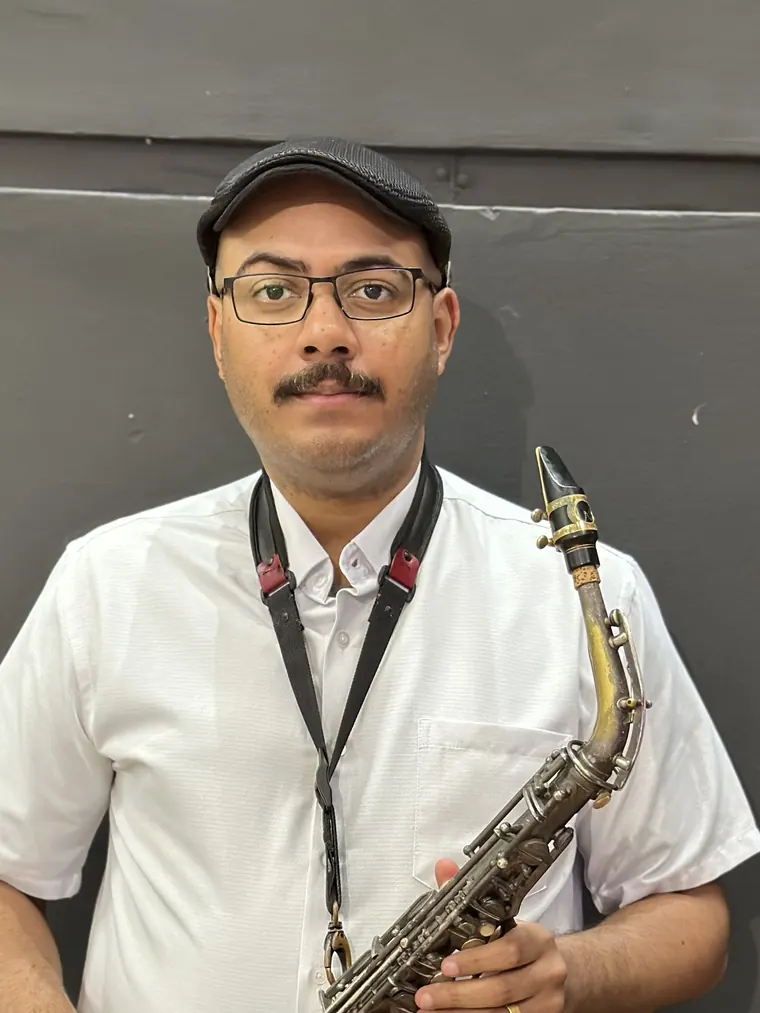 Romulo Dantas, saxofonista da Heralds Band