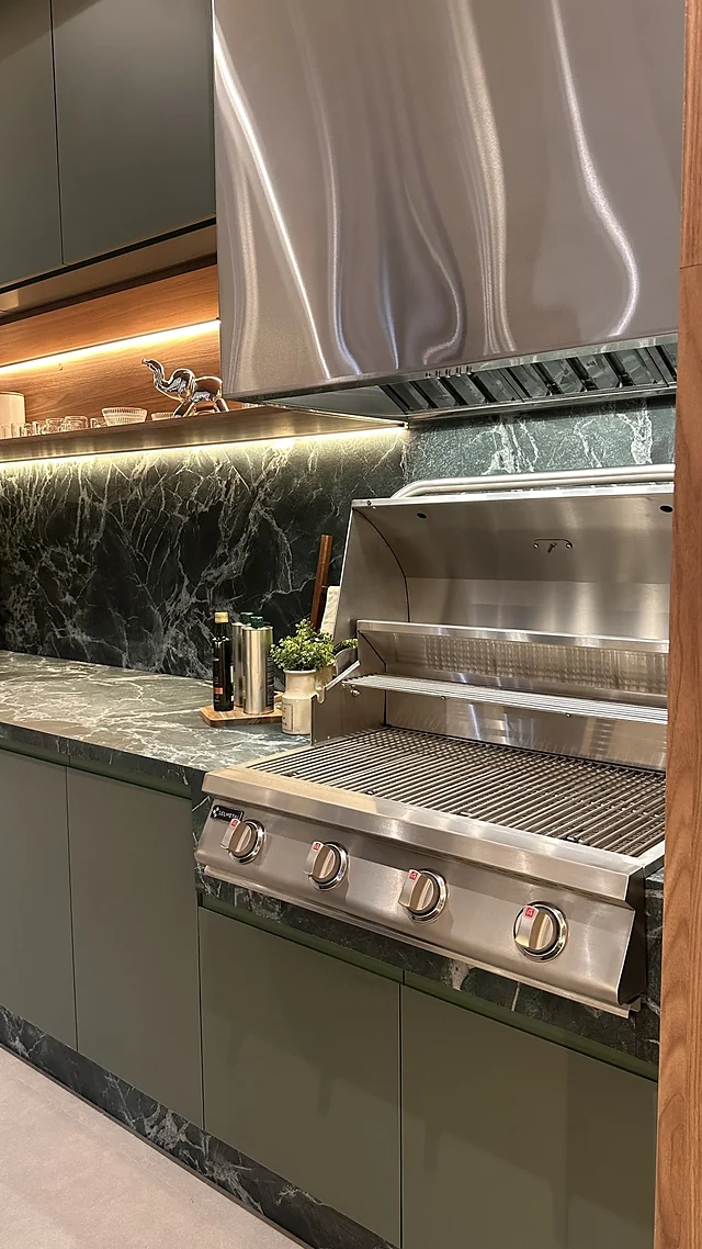 Cozinha planejada do showroom da Smart House em Guarulhos